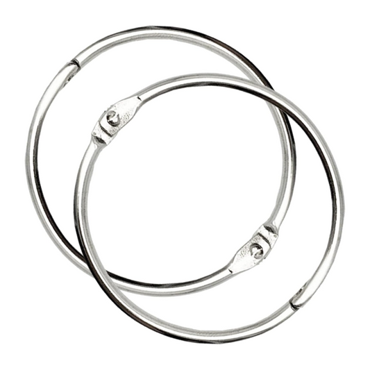 2 Pcs Metal Rings